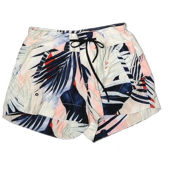 ATHLETA MINI SHORT OPEN SIDE PALMS PRINT WOMEN'S SIZE XSMALL - Picture 1 of 15